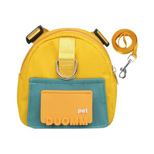 <span class=keywords><strong>Mini</strong></span> mochila de moda con logotipo personalizado para mascotas, bolsa de caca portátil con cremallera y bonito diseño de dibujos animados, portador cruzado para caminar para perros - Product Image 5