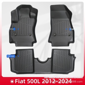 Tappetini Auto 3D per Tutte le Stagioni Compatibili con <span class=keywords><strong>Fiat</strong></span> 500L 2012-2024 Prodotti in Cina - Product Image 4