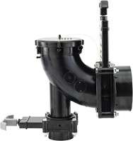 Raccord de Bifurcation Rotatif à Double Calibre pour Évacuation des Eaux Usées de VR, Coudière de Valve de Décharge pour Remplacement de Conduite Sanitaire de Camping-Car