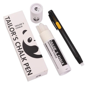 Venta Caliente: 20 Piezas de Tiza para Sastre, Marcador de Tela, Rotulador de Tiza y 2 Portaplumas para <span class=keywords><strong>Sastrería</strong></span> - Product Image 1