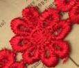 Dekorasi Multi warna renda bordir bunga 2.5cm dekorasi kain Trim renda dapat disesuaikan
