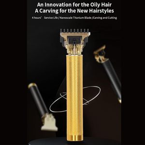 Tondeuse à cheveux électrique sans fil pour hommes, machine de coupe professionnelle 0330 Bronze Noir en plastique monobloc pour le rasage - Product Image 3