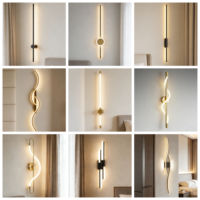 Lampu Dinding Akrilik Modern Bentuk Sekrup Kreatif untuk Ruang Tamu, Lampu Dinding Desainer Personal untuk Samping Tempat Tidur