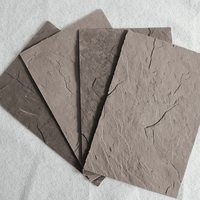 Ardoise à joint sans soudure, design graphique, durable, légère, imperméable, ignifuge, travertin pour murs extérieurs et intérieurs, hôtel
