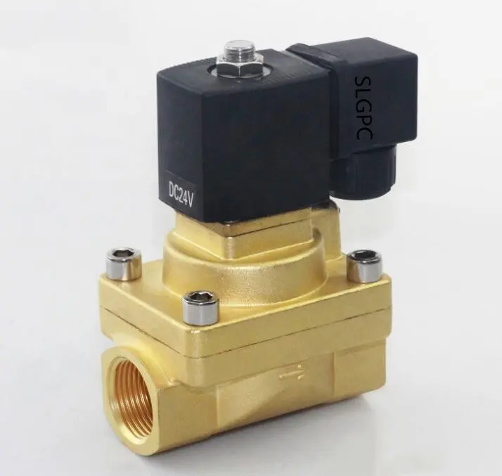 Alta temperatura Ad Alta Pressione a pistone solenoide valvola di filo di piombo din tipo di connettore 5404-08D valvola elettromagnetica per gas liquido