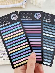 Pegatinas de Índice Transparentes Autoadhesivas, Notas Fluorescentes para Uso en la Oficina, el Hogar o la Escuela - Product Image 5