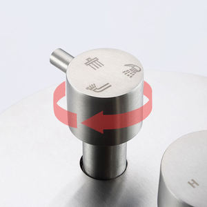 Vòng chải vàng tắm hệ thống phòng tắm bộ kép đầu duy nhất xử lý lượng mưa bồn tắm vòi nước giấu Mixer tap phụ kiện - Product Image 5