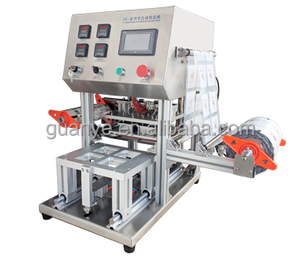 Máquina Selladora de Calor Semiautomática Neumática de Acero Inoxidable Guanye, Certificación CE, Alta Velocidad para Vasos, Botellas y Cajas de Bebidas - Product Image 3