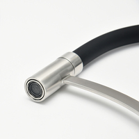 SANIPRO OEM ODM Robinet mitigeur chaud et froid en acier inoxydable brossé à 360 degrés Robinet d'eau de cuisine extractible