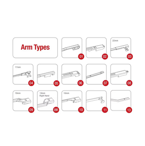 Spazzole Tergicristallo NOVOFLOW Universali Multifunzionali Piatte Accessori Esterni per Auto Ricambio - Product Image 5