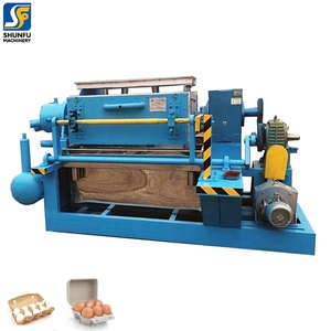 Machine de fabrication de plateaux à œufs automatique haute vitesse pour petites entreprises, avec pompe à roulement de moteur PLC, certifiée CE, <span class=keywords><strong>production</strong></span> d'occasion - Product Image 3