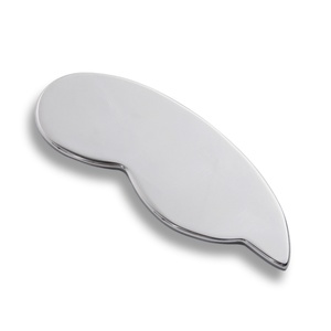 Herramienta de Masaje Facial Compacta de Alta Gama con Forma de Nube y Superficie Metálica - Product Image 2