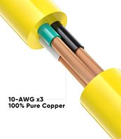TT-30P 30 Amp à 14-50R 50 Amp RV adaptateur cordon 3 broches RV M prise à 4 broches générateur sortie femelle prise STW 10 AWG