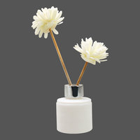 Flacon de parfum en verre pour décoration d'intérieur de 100 ml, diffuseur de parfum en opale blanche, bouteilles d'aromathérapie