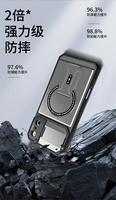 Support Magnétique Mobile Téléphone Cas Armure Antichoc PC + TPU Couverture pour Xiaomi Poco C71 X7 Pro X6 M6 Plus