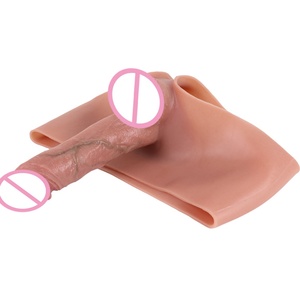 SXXY Silicone Strap on <b>Dildos</b>, Realistic Penis Sleeve Pants Portable Adult Sex Toys Strap, Realistic , SM Sex Toy for Women, Men - Product Image 6