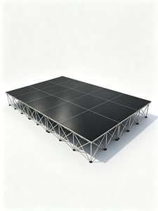 Aluminum <b>Stage</b> Portable <b>Stage</b> With Non-slip Surface for Dance Performance Concert Wedding Party DJ Show Events - Product Image 1