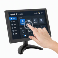 Moniteur tactile durable de 10 pouces, écran LCD, contrôle intelligent de la maison, moniteur tactile IPS Full HD 1080P, fourni par l'usine