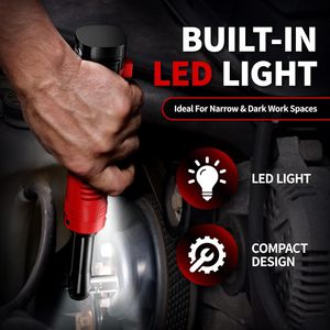 ชุดประแจวงล้อไฟฟ้าไร้สาย <span class=keywords><strong>12V</strong></span> ขนาด 3/8 นิ้ว 350 รอบต่อนาที มอเตอร์ไร้แปรงถ่าน แบตเตอรี่ 2.0Ah 2 ก้อน พร้อมที่ชาร์จเร็ว ปรับความเร็วได้ ไฟ LED - Product Image 3