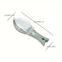 Écailleur à poisson en plastique économique, brosse à écailles, grattoir à peau de poisson, éplucheur rapide pour nettoyage, compatible lave-vaisselle