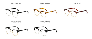 <span class=keywords><strong>Occhiali</strong></span> Semi-Rimless Montatura alla Moda per Uomo <span class=keywords><strong>Occhiali</strong></span> Rotondi Montatura Trasparente Anti <span class=keywords><strong>Luce</strong></span> <span class=keywords><strong>Blu</strong></span> - Product Image 6