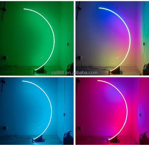 Lampadaire moderne postmoderne LED RGB <span class=keywords><strong>Foscarini</strong></span> Support en laiton Éclairage minimaliste Corps en aluminium Finition fer or noir Salon - Product Image 3