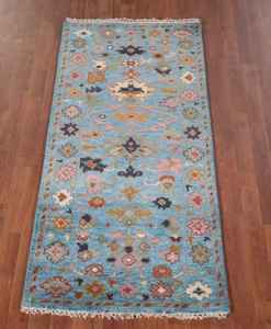 พรมพื้นที่3x6ฟุตถักด้วยมือพรมออกกำลังกายแนวนามธรรมปรับแต่งได้สวยงามสำหรับห้องโถงและห้องสี่เหลี่ยมผืนผ้า - Product Image 3