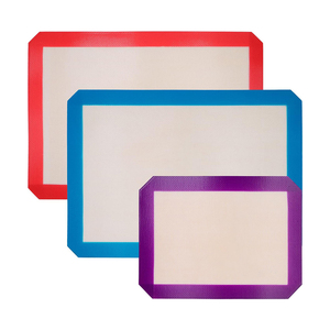 Tapis de cuisson en silicone 42*29.5CM avec bords, outil de cuisson, revêtement en silicone, vente directe en gros - Product Image 2