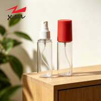 Flacon de parfum rechargeable de 150 ml, grand flacon transparent en PET, flacon pulvérisateur cosmétique vide, flacon de brume parfumée pour emballage cosmétique