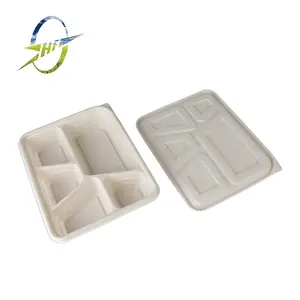 Disposable Bento Box With Lid Takeout Container Disposable Bento Box