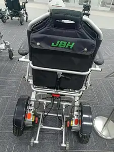 JBH Ultra Light Wheelchair Electric Remote Control Folding Power Electric Wheelchair For Disabled