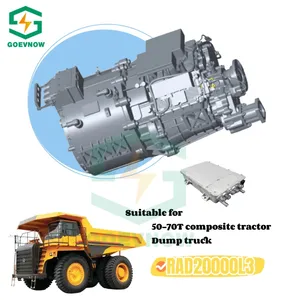 Alta confiabilidade do motor do caminhão elétrico para 50-70T trator RAD20000L3 Kit inversor do motor IP67 impermeável PMSM AC motor
