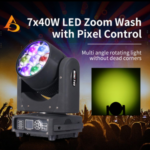 7X40W <b>LED</b> Zoom Wash with Pixel <b>Control</b> - Product Image 1