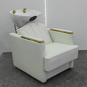 Ensemble de mobilier de salon de coiffure moderne de luxe, fauteuil de shampooing et miroir pour salon de beauté à vendre - Product Image 3