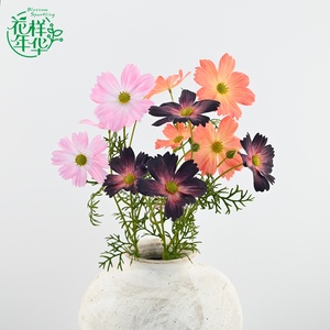 Fiore Artificiale Margherita Gialla Real Touch 60cm con 2 Teste, Novità per Decorazioni Floreali Matrimoniali e Centrotavola - Product Image 2