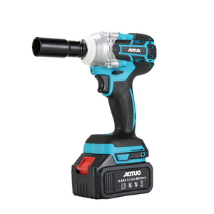 21V cầm tay điện mô-men xoắn cờ lê điện wrenches Gốc 21V không chổi than động cơ không dây tác động cờ lê Súng với pin - Product Image 6