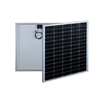 Panneau solaire monocristallin, module PV rigide, haute efficacité pour l'énergie domestique, l'éclairage public, la charge de batteries