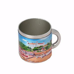 Maßgefertigter Zinnfolie-Kalkun Beliebte Neuseeländische Sehenswürdigkeiten Souvenir Florida Zinklegierung Becher Kühlschrankmagnet - Product Image 4