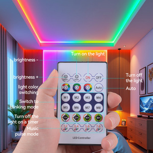 Striscia <span class=keywords><strong>LED</strong></span> Neon RGB 5M 6x12mm Flessibile Colorata Impermeabile con Telecomando e Controllo APP per Sala Giochi e Decorazione Casa 5V Luce Neon a Corda 2835 - Product Image 2