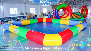 Vui Vẻ Vui Vẻ Thương Mại Bơm Hơi Khổng Lồ Hồ Bơi Sử Dụng Lớn Hồ Bơi Bơm Hơi Cho Người Lớn Nước Hồ Bơi Bơm Hơi - Product Image 4