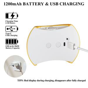 Lampe murale LED nordique créative, sans fil, magnétique, rechargeable par USB, détecteur de mouvement, maison intelligente, lampe murale LED pour chevet, escalier - Product Image 6