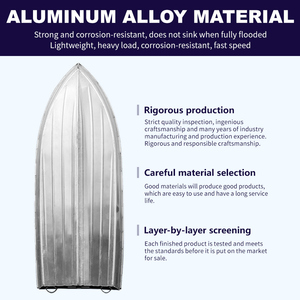 Nuevo Yate de Pesca de Aluminio de 12 Pies en Venta para Deportes Acuáticos y Aventuras de Pesca - Product Image 4