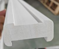 Rampe d'escalier en bois moderne apprêtée blanche pour hôpitaux et hôtels, installation facile