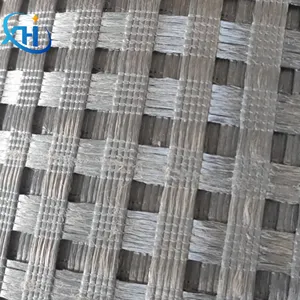 Nehir bankaları takviye istinat duvarı için yüksek kaliteli Polyester Geogrid PET Geogrids Biaxial Geogid fiyat