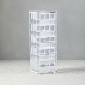 Tour de <span class=keywords><strong>Jenga</strong></span> en acrylique transparent - Jeu de blocs empilables colorés pour la famille et les fêtes - Product Image 3
