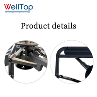 WELLTOP Factory - Quincaillerie de meubles à bas prix - Glissières 360° °   Mécanisme de table à manger rotative et extensible avec base pivotante relevable