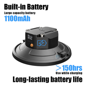 Ventouse de fixation automatique de 6 pouces pour voiture et surfaces planes, base en alliage d'aluminium étanche pour montage de téléphone et de caméra - Product Image 1