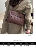 Sac à bandoulière pour femme en PU, carré, de luxe, minimaliste urbain, grande capacité, pour les sorties quotidiennes, avec fermeture magnétique et chaîne
