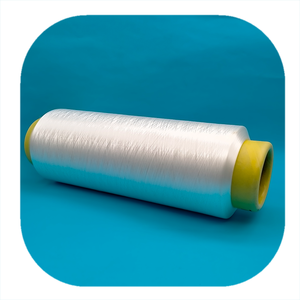 Fil élastique blanc de filament de 75D/24f PBT DTY pour le fil tourné par noyau - Product Image 4