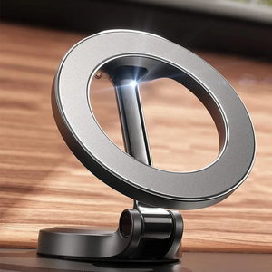 Soporte Magnético Universal Plegable <span class=keywords><strong>de</strong></span> Aleación para Teléfono Celular en el Tablero del Automóvil, Rotación <span class=keywords><strong>de</strong></span> 360 Grados, 2026 °   Soporte Magnético Ajustable para Coche - Product Image 1